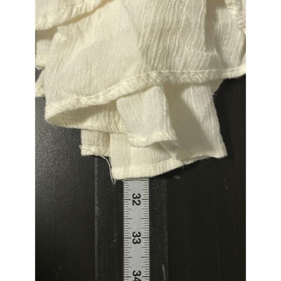 Fashion Fuse Womens Tunic 2X Cream Rayon Aztec Embroidered Relaxed Boho FLAW - Picture 7 of 8